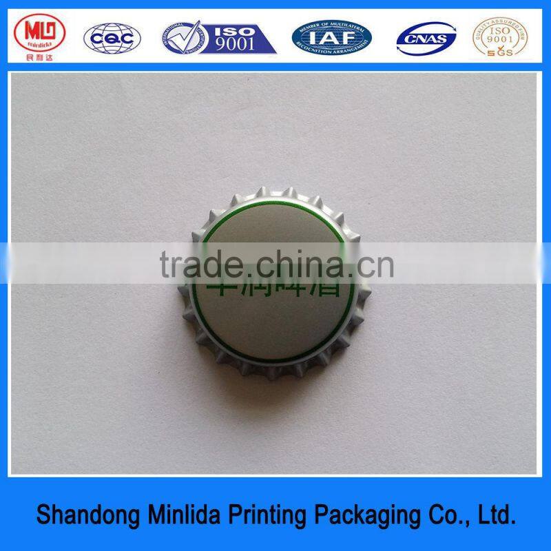 food grade tinplate printed logo crown type bottle caps