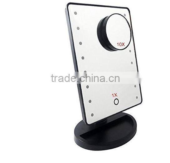 new model Led light make up mirror/Led table mirror with touch control switch