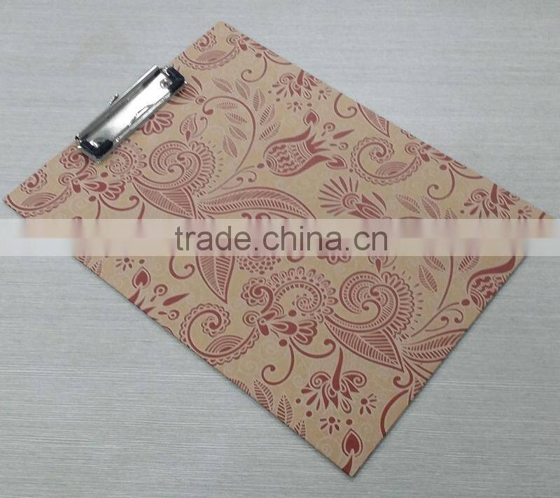 2.2 mm thickness a4 kraft paper clipboard