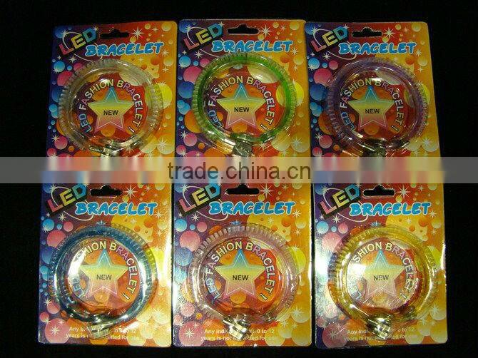 Multi color glow club bracelet