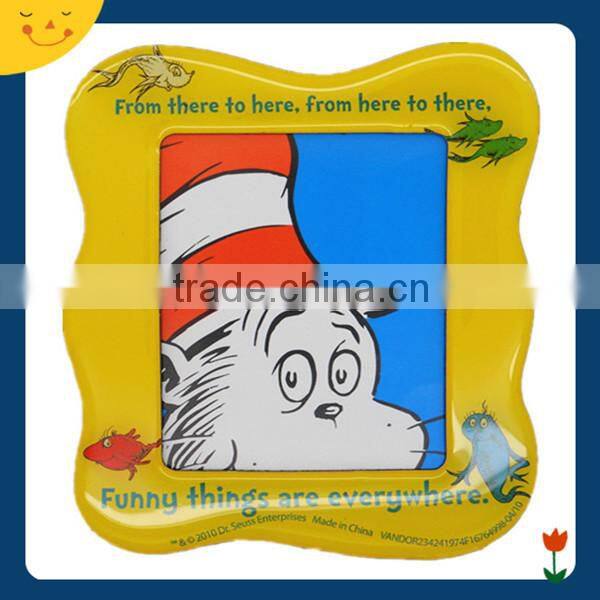Rubber magnet frame promotional fridge magnet photo frame