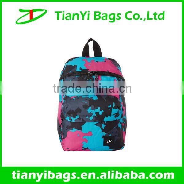 2014 new style sports back zipper backpack