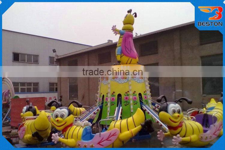 popular amusement park rides kids games rotary bee rides for sale