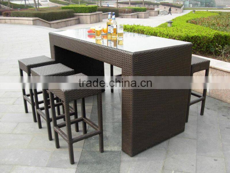 luxury rattan bar set rattan outdoor bar set
