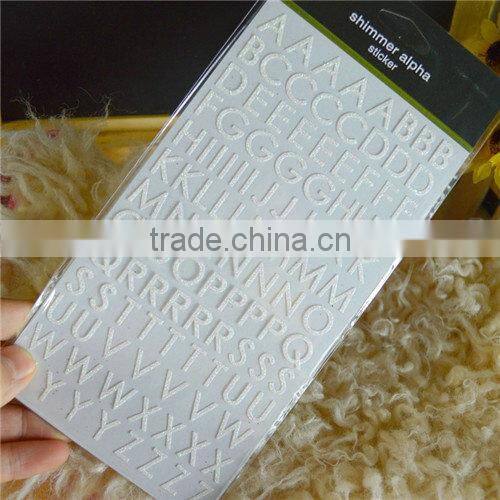 adhesive glitter hologram sticker for decoration