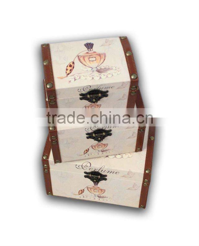 Canvas Wooden Box