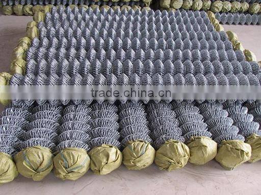 Chain link fence for school playground