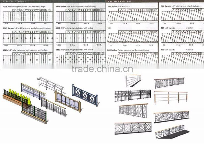 Modern Outdoor Metal Stair Railing