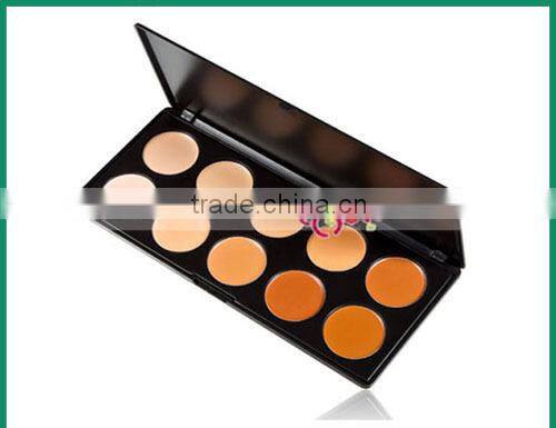 China Wholesale! 10 Color Waterproof Concealer Palette, Girl Concealer