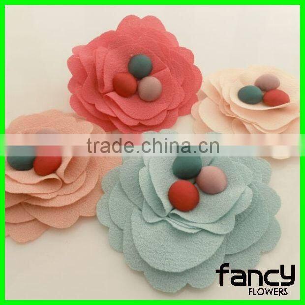 Artificial flowers kids flower girl dresses