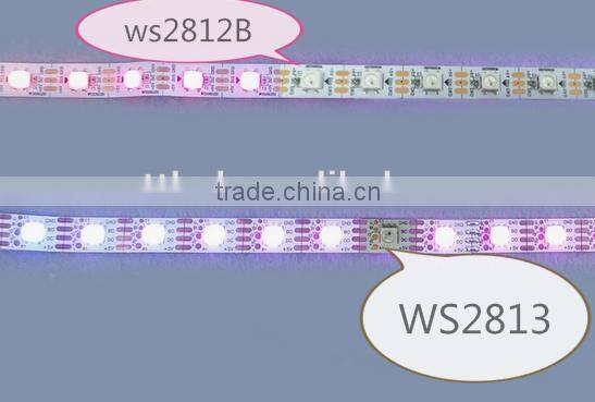Good price high quality Waterproof ce rohs dc 12v led strip 5050 ws2812b upgrade ws2813 led strip light with 30leds/m