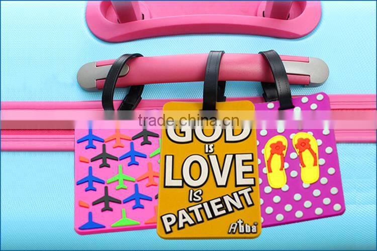 Wholesale Plastic Cheap luggage tag printing