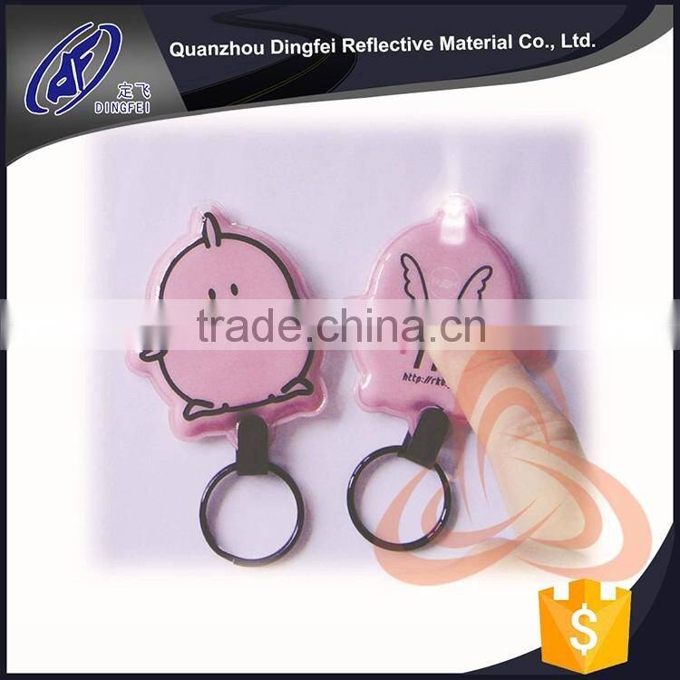china supplier high quality keychain bag chain for woman auto reflective accessories