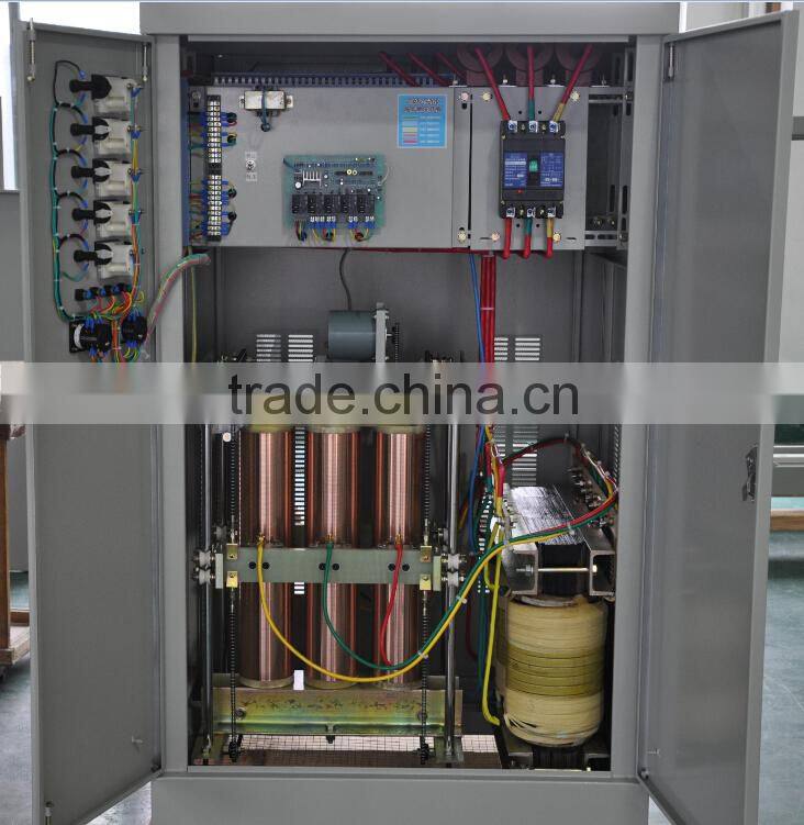 SBW TTN 250KVA Digital Compensating type 3 phase servo motor control ac automatic voltage stabilizer / regulator