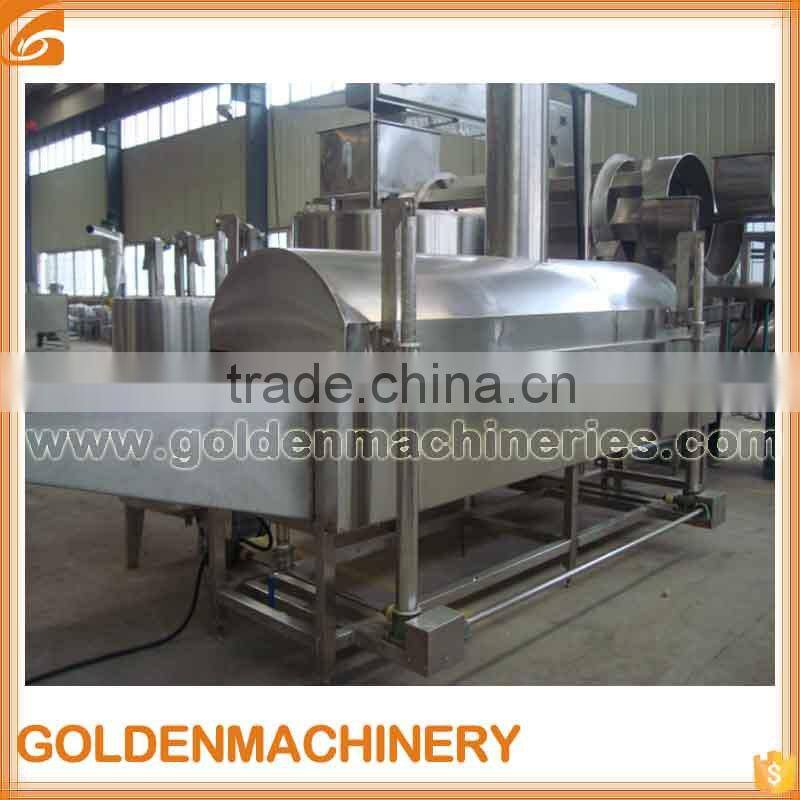 Hot Sale Walnut Frying Machine Nut Snacks Oil Fryer Production