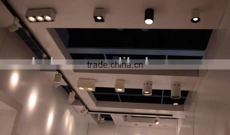 Modern COB ceiling LED light 9W square spot light downlight 360 degree adjustable