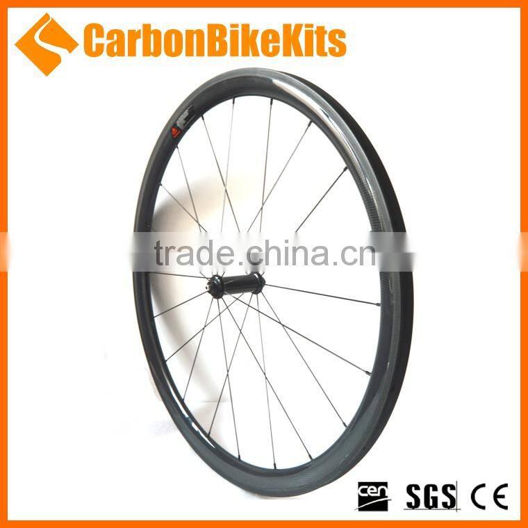2015 CBK SR38C superlight 38mm clincher carbon road bike wheels