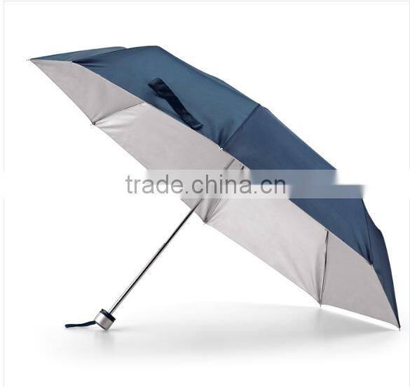 21 inch manual Double Layer 3 Fold Umbrella , Umbrella With Cheap Price