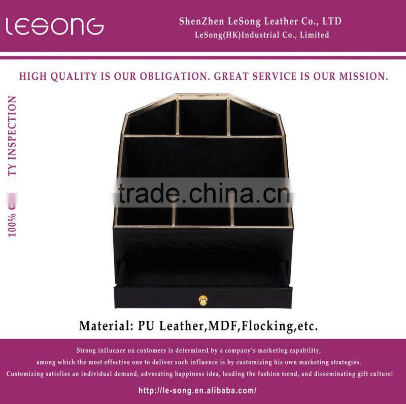 Multi-function Leather Storage box