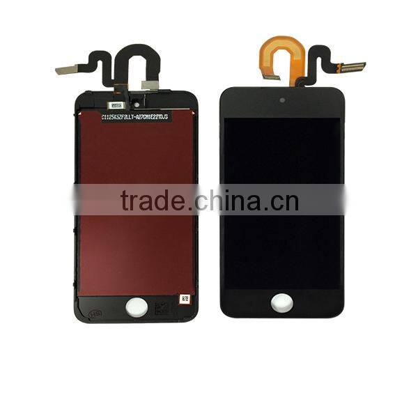 New arrival brand high quality oem full set assembly white and black color lcd digitizer for ipod touch 5