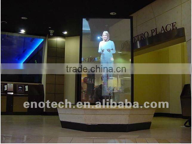 door to door marketing products transparent/ holographic rear projection screen film