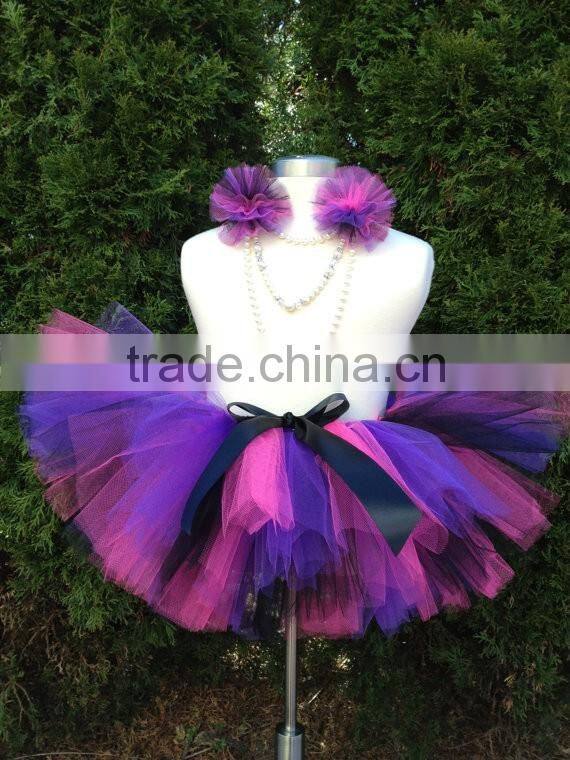 lovely handmade girls tutu black green pink purple tutu multicolored skirts