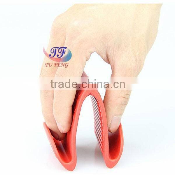 New prosuct heat-resistant silicone pratical BBQ softtextile silicone glove