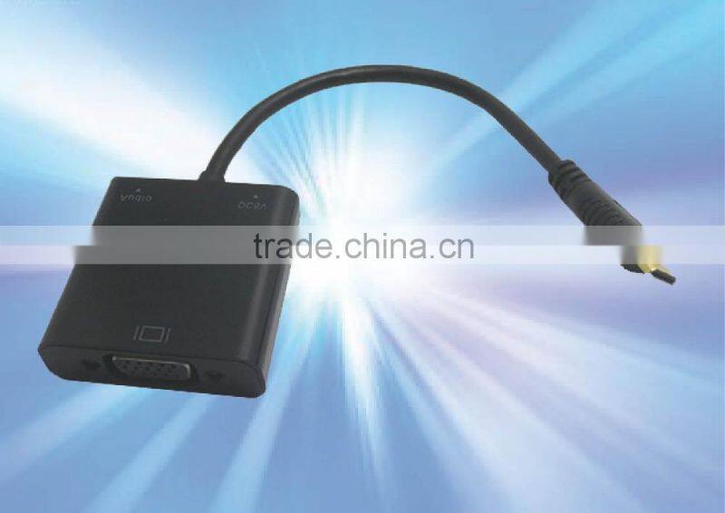 Mirco HDM I to VGA with audio and DC jack