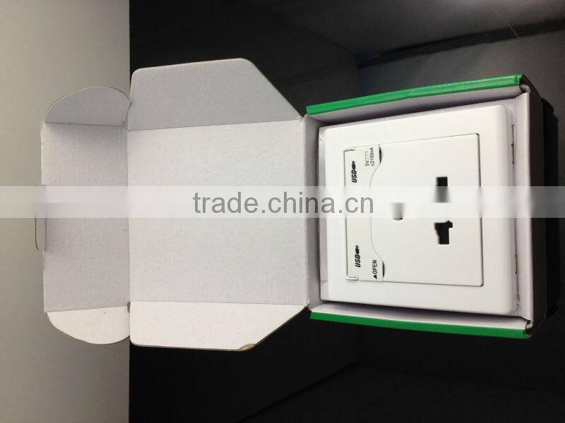 Wall socket with USB charge