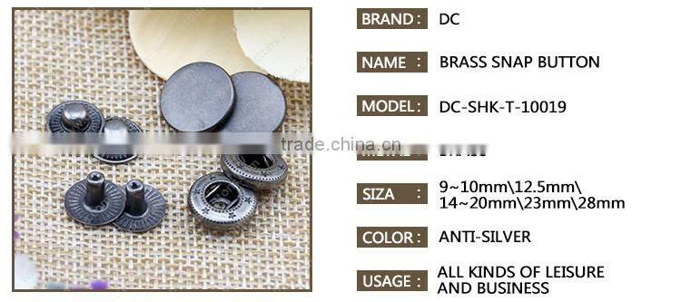 Custom Available Metal Push Button 4 Part Snap Button,Snap Fastener for Clothes