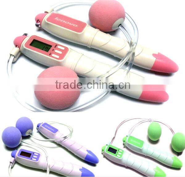 Cordless Digital Counting Jump Rope with Step and calories Counter