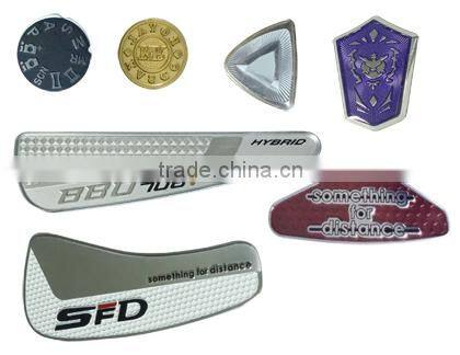 Thick Logo Nickel metal Nameplate
