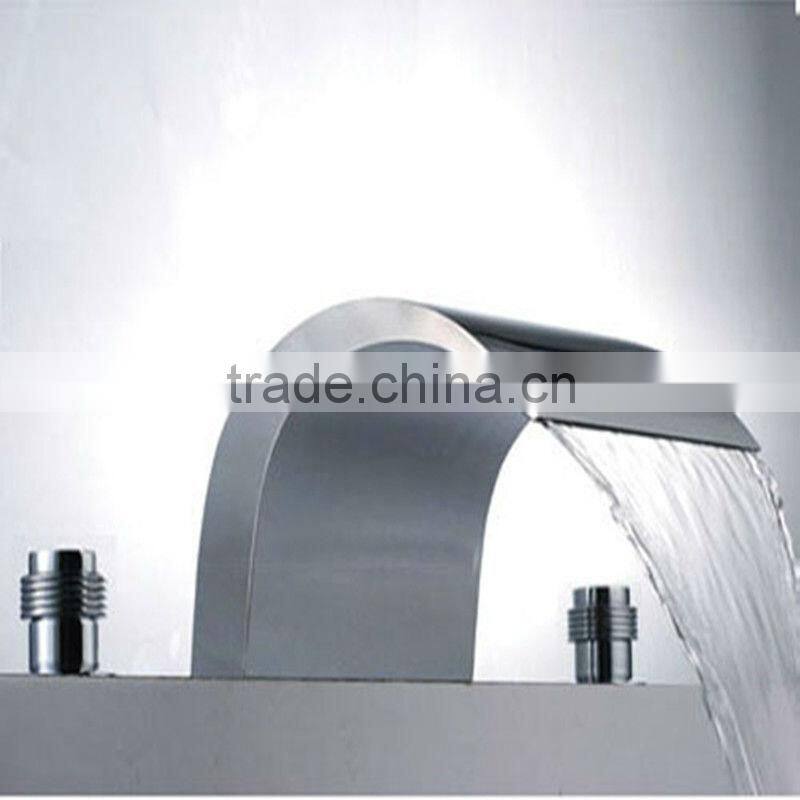 cheap bathroom faucets with led waterfall