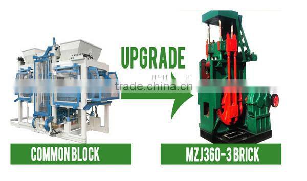 MZJ360 high pressure unfired brick machine, brick making machine,brick production line