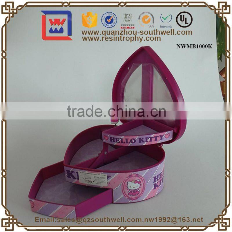 Hot Selling Professional Design Good Looking Fashion Jewelry Box Wind Up Music Box