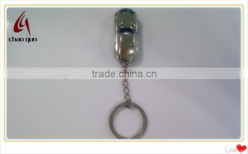 Metal 3D mini car model keychain