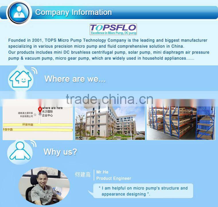 Diaphragm dc brushless 12v pump