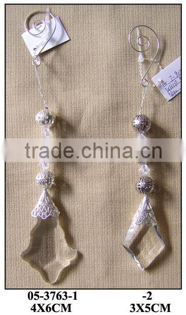 diamond shape glass decoration crystal craft