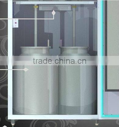 Auto fresh milk dispenser with 24 hours self-service system