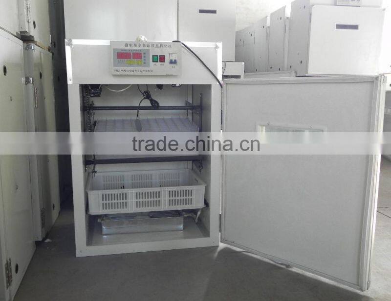 High performance 440 chicken eggs fully automatic incubator with CE supported