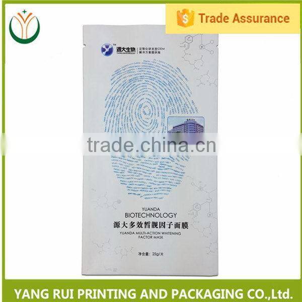 Factory Vivid Printing anti wrinkle facial mask bag