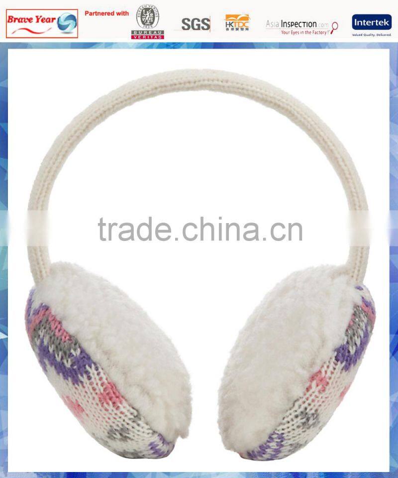 kids warm earmuffs knit promotional earmuff