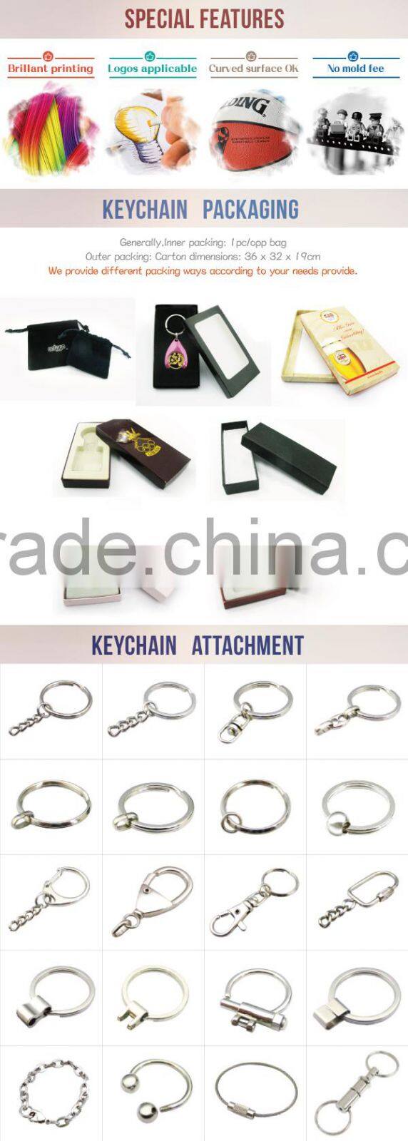 Free Sample_metal two sided canada sports printed basketball key ring