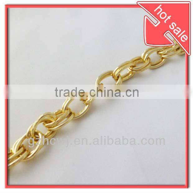2013 hot sale aluminum metal bulk chain, bag chains