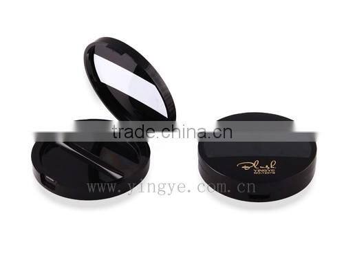 Two color empty waterproof stamping compact powder case