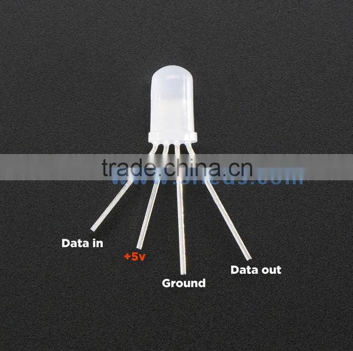 Digital 5mm RGB LED, WS2811/SK6812 Driver