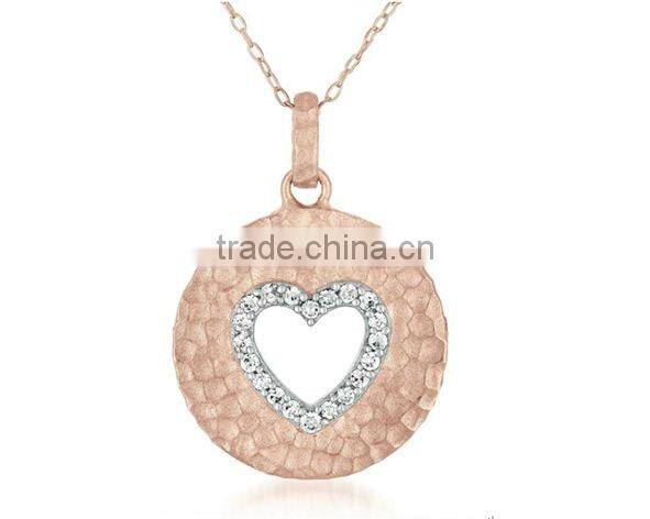 Factory offer fashion 925 silver alphabet pendant