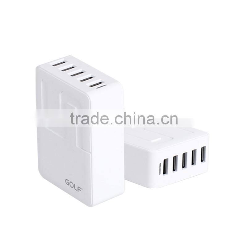 US/EU /BS Plug New Hot Selling !!Multi-function 5 USB Ports Wall usb Charger 5V 8A Power usb Adapter