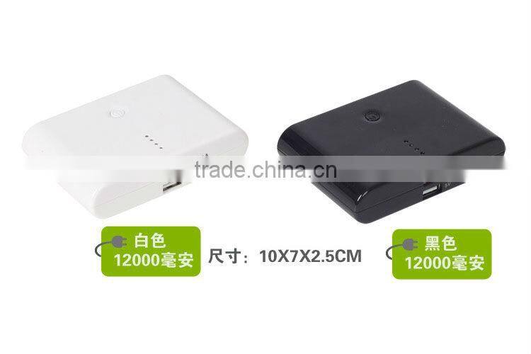 Portable mobile power bank 20000mAh Supply power for iPod,for iPhone,for iPad/ Samung