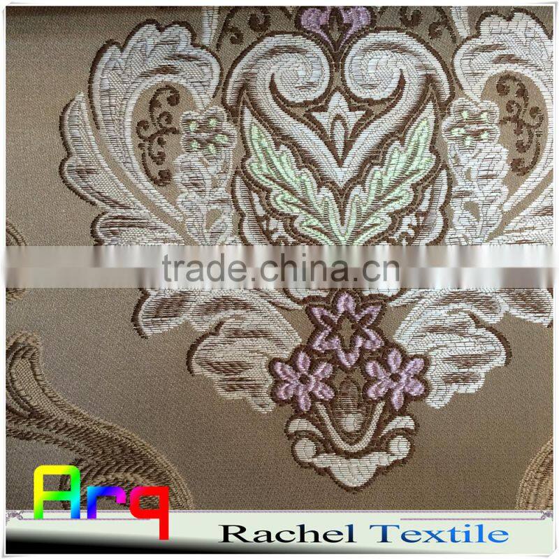 New classic jacquard high class star hotel bed sets, bedspread matching curtain, pillow fabric